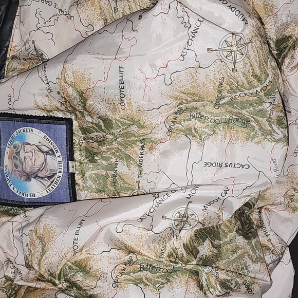 Durkees Expeess Flight Jacket Leater with a mission - Picture 10 of 10